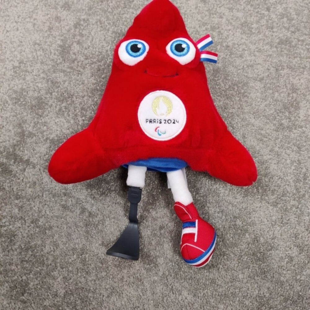Paris 2024 Paralympic Games Official Mascot Plush Toy Cuddle Fluffy Souvenir